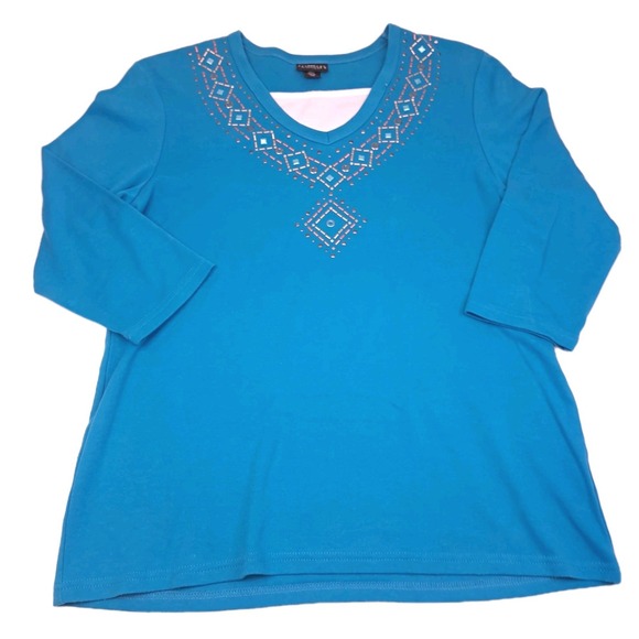 Lot Of 3 Cottagecore Tops Women's Large Grandma Classic Quality Shirts - Picture 7 of 16